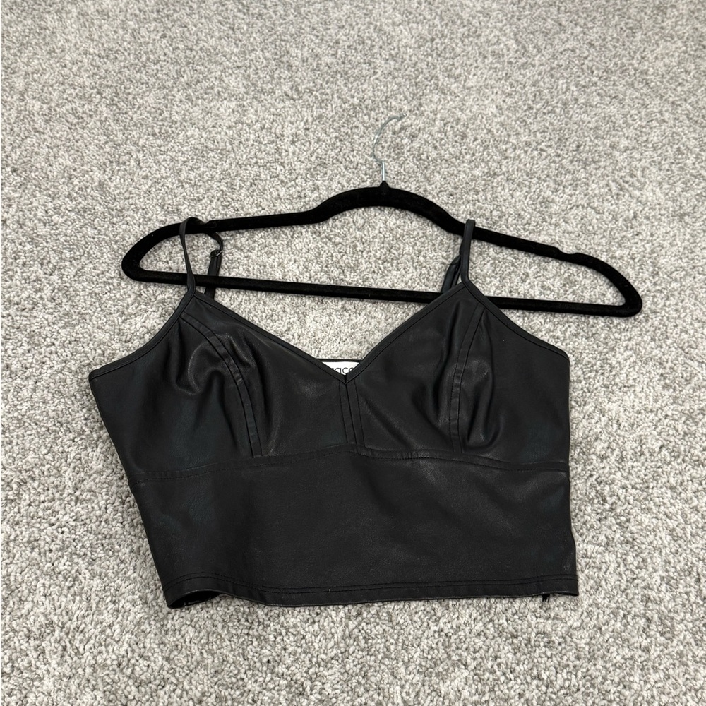 Leather top